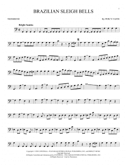 page one of Brazilian Sleigh Bells (Trombone Solo)