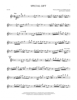 page one of Special Gift (Flute Solo)