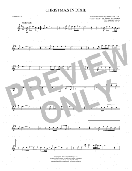 page one of Christmas In Dixie (Tenor Sax Solo)