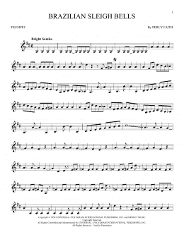 page one of Brazilian Sleigh Bells (Trumpet Solo)