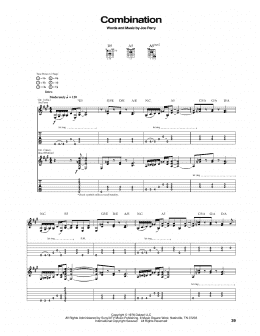 page one of Combination (Guitar Tab)