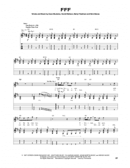 page one of FFF (Guitar Tab)