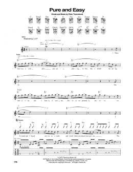 page one of Pure And Easy (Guitar Tab)