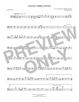 page one of Good Vibrations (Trombone Solo)