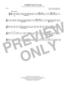 page one of Christmas Star (French Horn Solo)