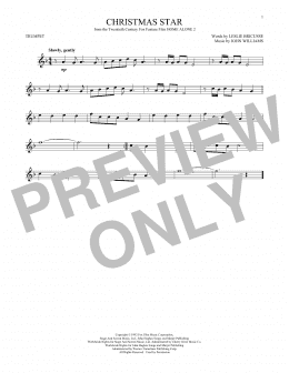 page one of Christmas Star (Trumpet Solo)