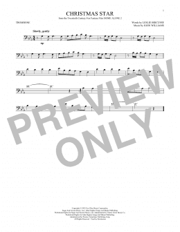 page one of Christmas Star (Trombone Solo)
