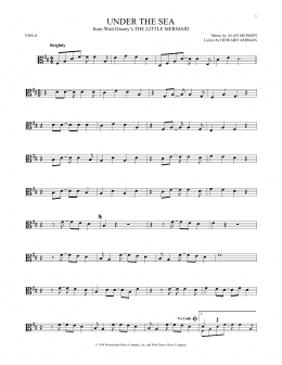 page one of Under The Sea (from The Little Mermaid) (Viola Solo)