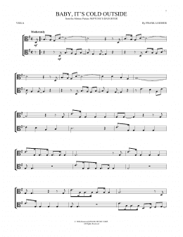 page one of Baby, It's Cold Outside (Viola Solo)