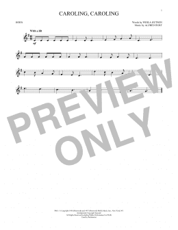 page one of Caroling, Caroling (French Horn Solo)