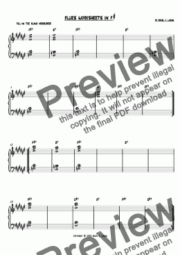 page one of Blues Worksheet in F#