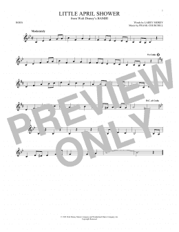 page one of Little April Shower (French Horn Solo)