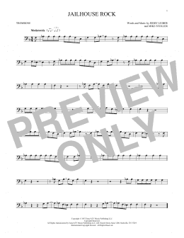 page one of Jailhouse Rock (Trombone Solo)
