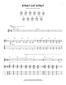 page one of Stray Cat Strut (Easy Guitar Tab)