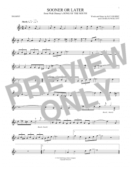 page one of Sooner Or Later (Trumpet Solo)
