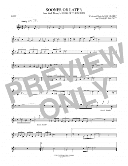 page one of Sooner Or Later (French Horn Solo)