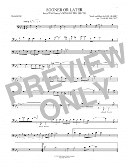 page one of Sooner Or Later (Trombone Solo)