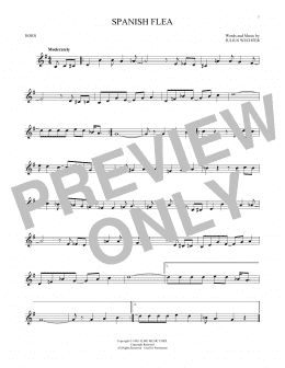 page one of Spanish Flea (French Horn Solo)
