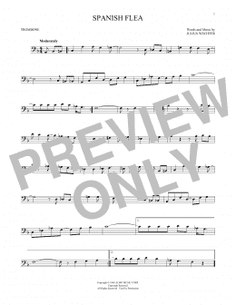 page one of Spanish Flea (Trombone Solo)