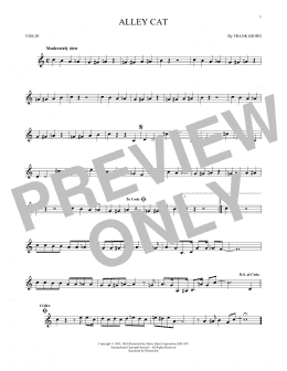 page one of Alley Cat (Violin Solo)