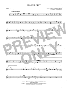 page one of Maggie May (French Horn Solo)