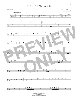 page one of Fly Like An Eagle (Trombone Solo)
