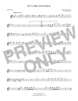 page one of Fly Like An Eagle (Tenor Sax Solo)