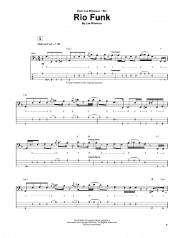 page one of Rio Funk (Bass Guitar Tab)