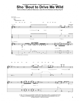 page one of Sho 'Bout To Drive Me Wild (Guitar Tab)