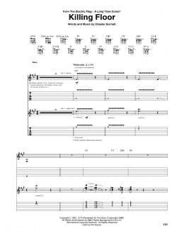 page one of Killing Floor (Guitar Tab)