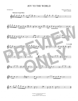 page one of Joy To The World (Tenor Sax Solo)