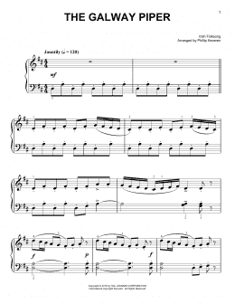 page one of The Galway Piper (Easy Piano)
