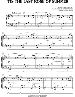 page one of 'Tis The Last Rose Of Summer (Easy Piano)