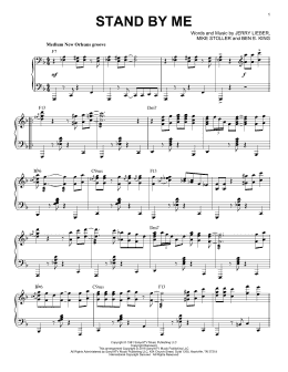 page one of Stand By Me [Jazz version] (arr. Brent Edstrom) (Piano Solo)