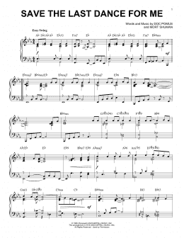 page one of Save The Last Dance For Me [Jazz version] (arr. Brent Edstrom) (Piano Solo)