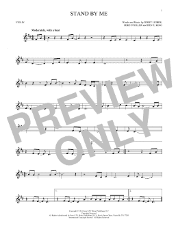 page one of Stand By Me (Violin Solo)