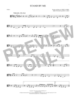 page one of Stand By Me (Viola Solo)