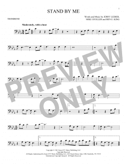 page one of Stand By Me (Trombone Solo)