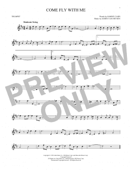page one of Come Fly With Me (Trumpet Solo)