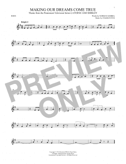 page one of Making Our Dreams Come True (French Horn Solo)
