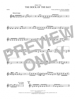page one of (Sittin' On) The Dock Of The Bay (French Horn Solo)