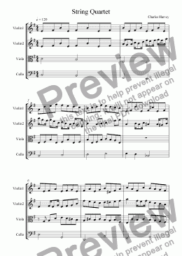 page one of String Rhapsody