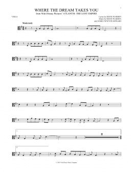 page one of Where The Dream Takes You (Viola Solo)