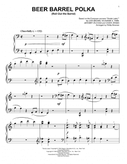 page one of Beer Barrel Polka (Roll Out The Barrel) [Classical version] (arr. Phillip Keveren) (Easy Piano)