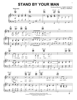 page one of Stand By Your Man (Piano, Vocal & Guitar Chords (Right-Hand Melody))