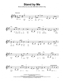 page one of Stand By Me (Easy Guitar)