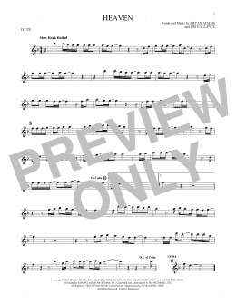 page one of Heaven (Flute Solo)