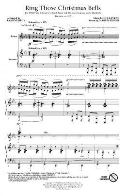 page one of Ring Those Christmas Bells (TTBB Choir)