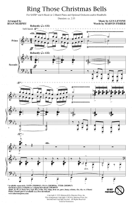 page one of Ring Those Christmas Bells (SATB Choir)