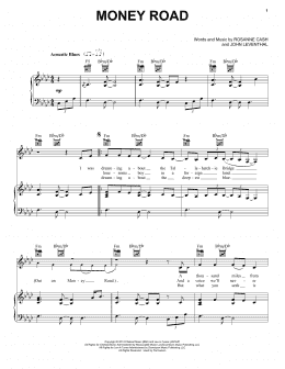page one of Money Road (Piano, Vocal & Guitar Chords (Right-Hand Melody))